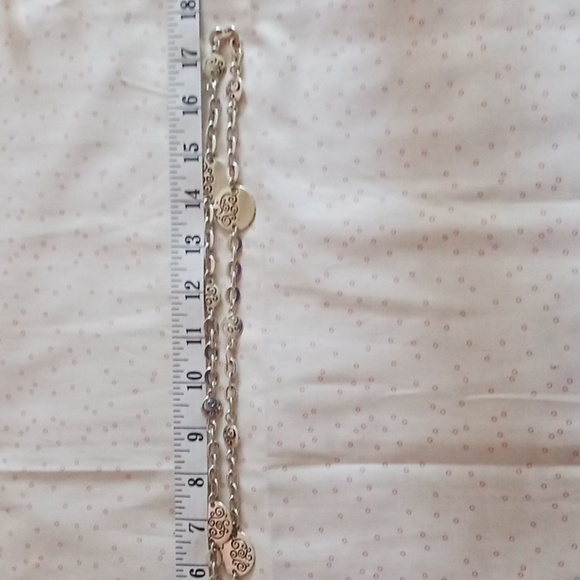 Brighton Modern Love Round Disc Long Silver Chain Necklace - Picture 4 of 6